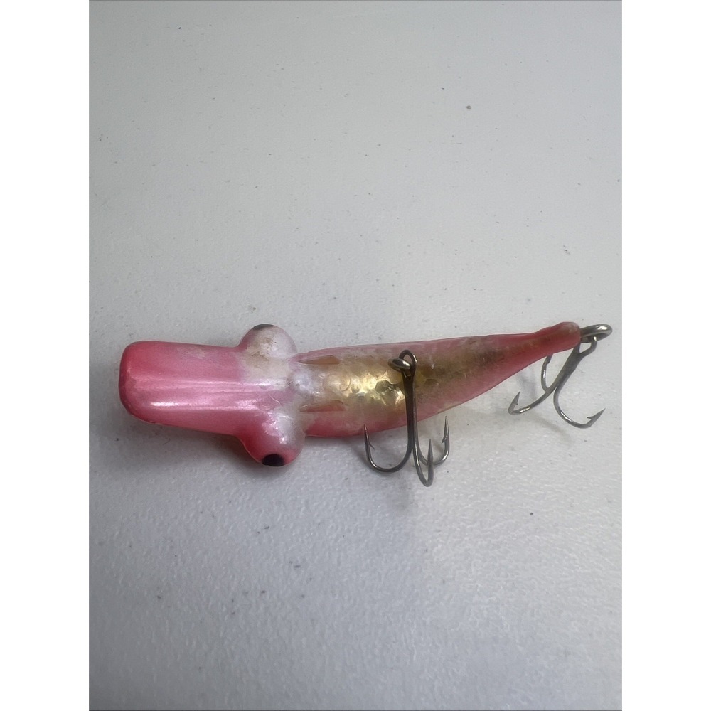 Vintage Pink Hammerhead fishing lure‎